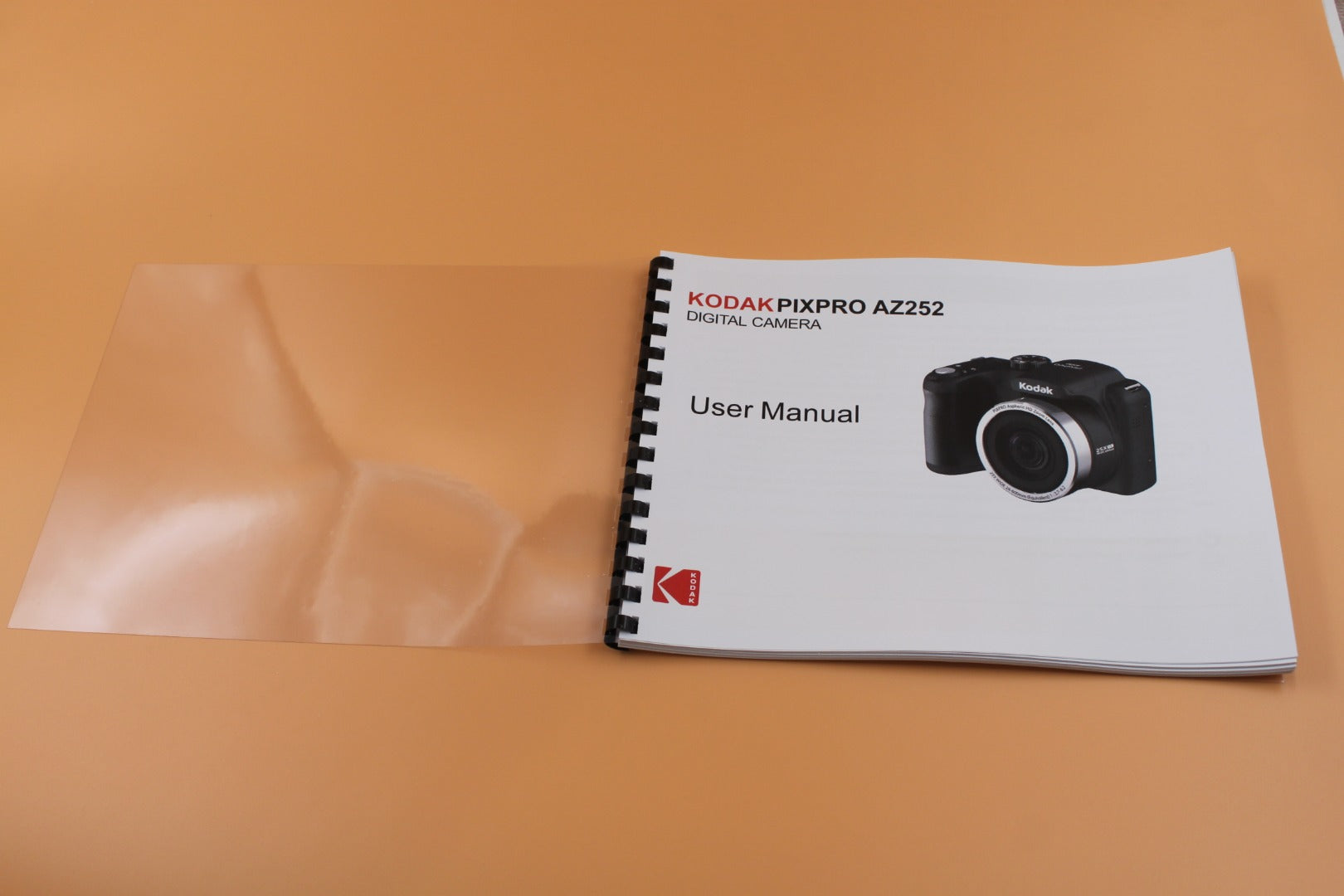 Kodak PixPro AZ252 Instruction Owners Manual With Clear Covers 96 Pages