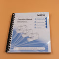 Brother SQ-9185 Instruction Manual Full Color 116 Pages with Protective Clear Covers