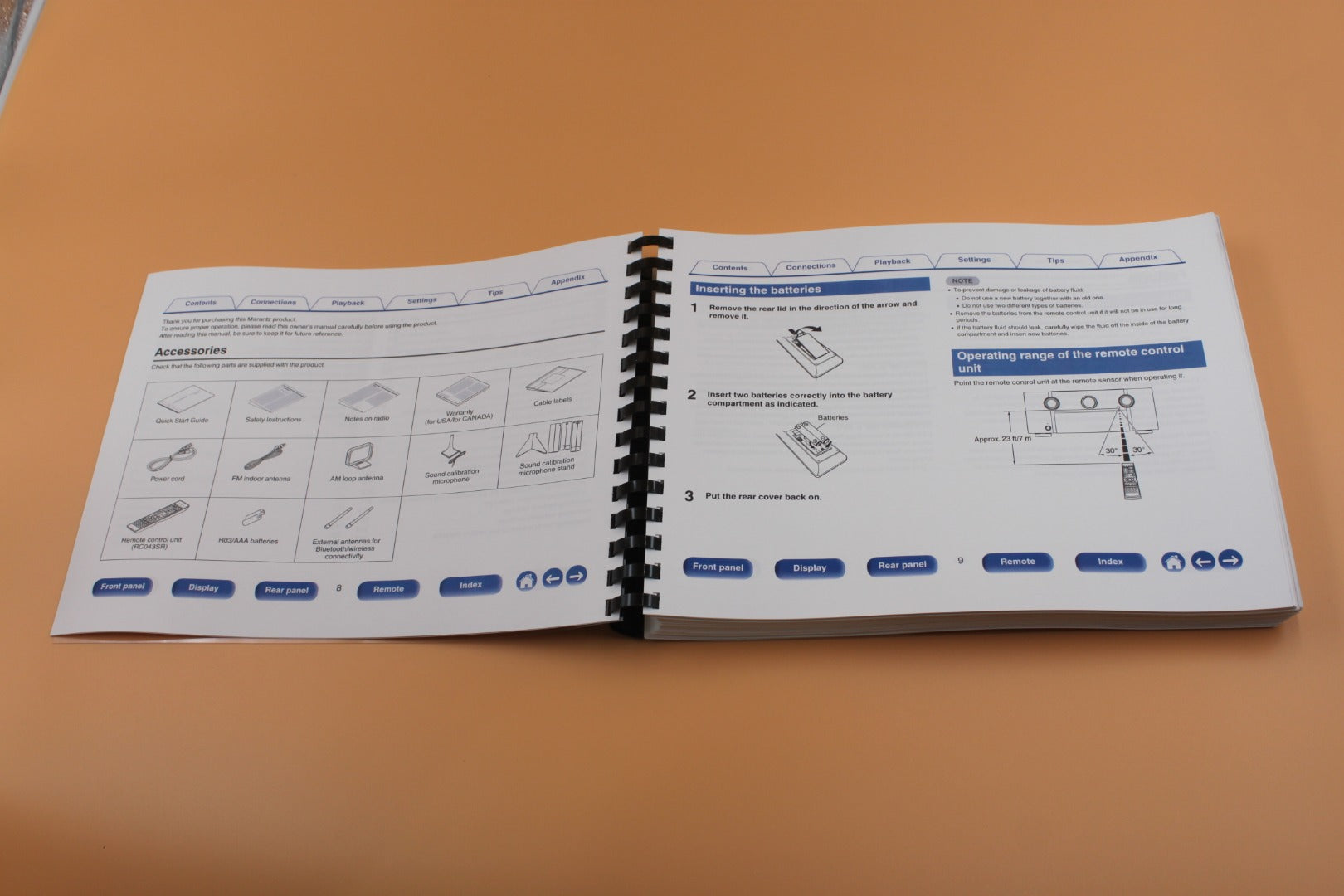 Marantz SR7015 AV Receiver Owner's Manual Operating Instructions Full Color