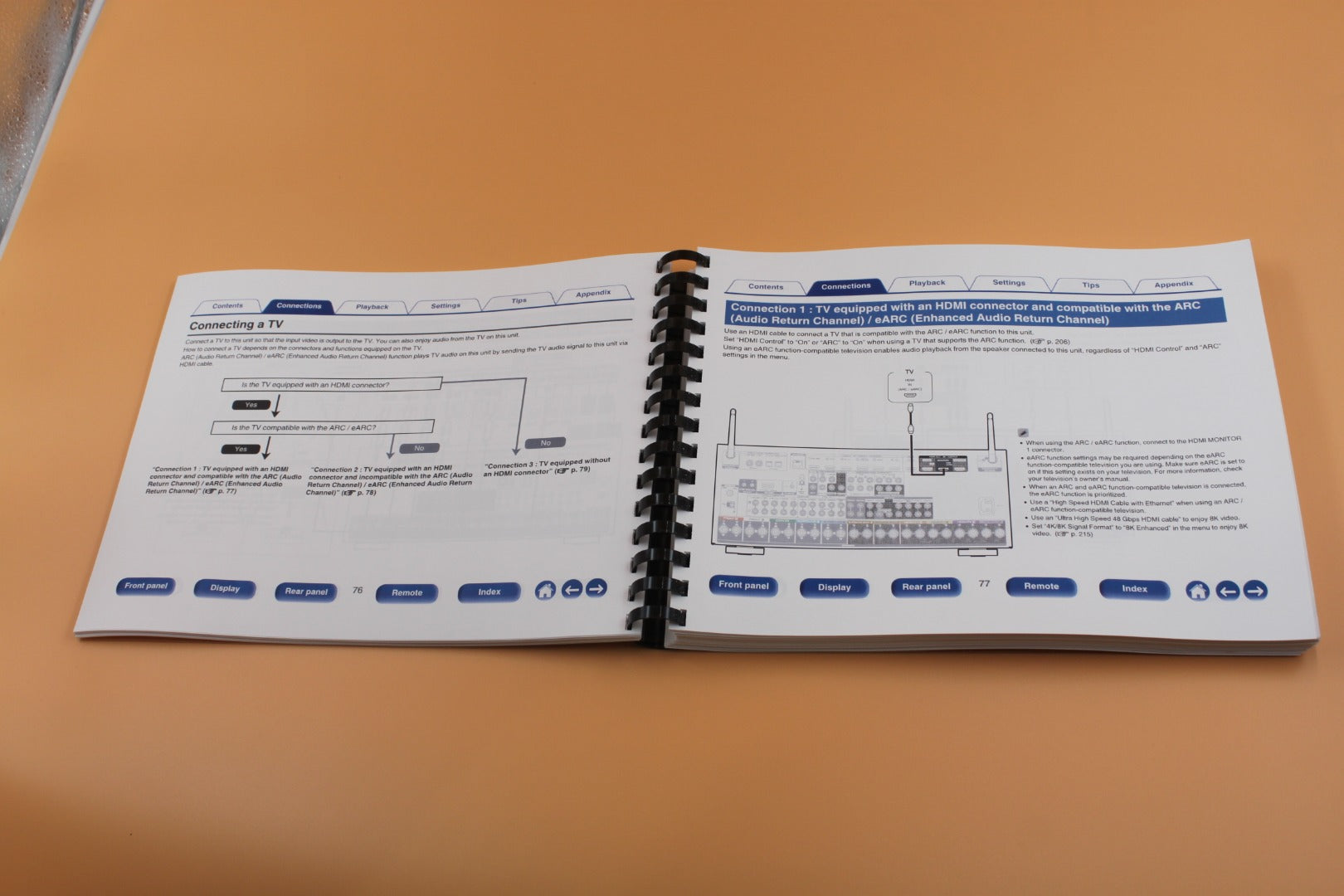 Marantz SR7015 AV Receiver Owner's Manual Operating Instructions Full Color