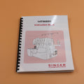 Singer 14T968DC English Only Instruction Manual 74 Pages With Clear Covers