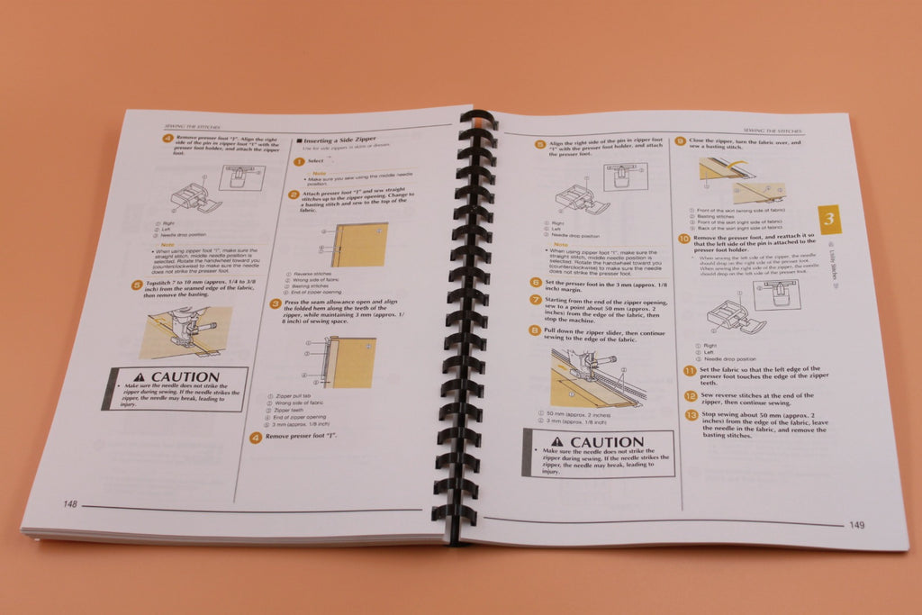 Baby Lock Solaris Vision BLSA3 Sewing Manual Full Color with Protective Covers