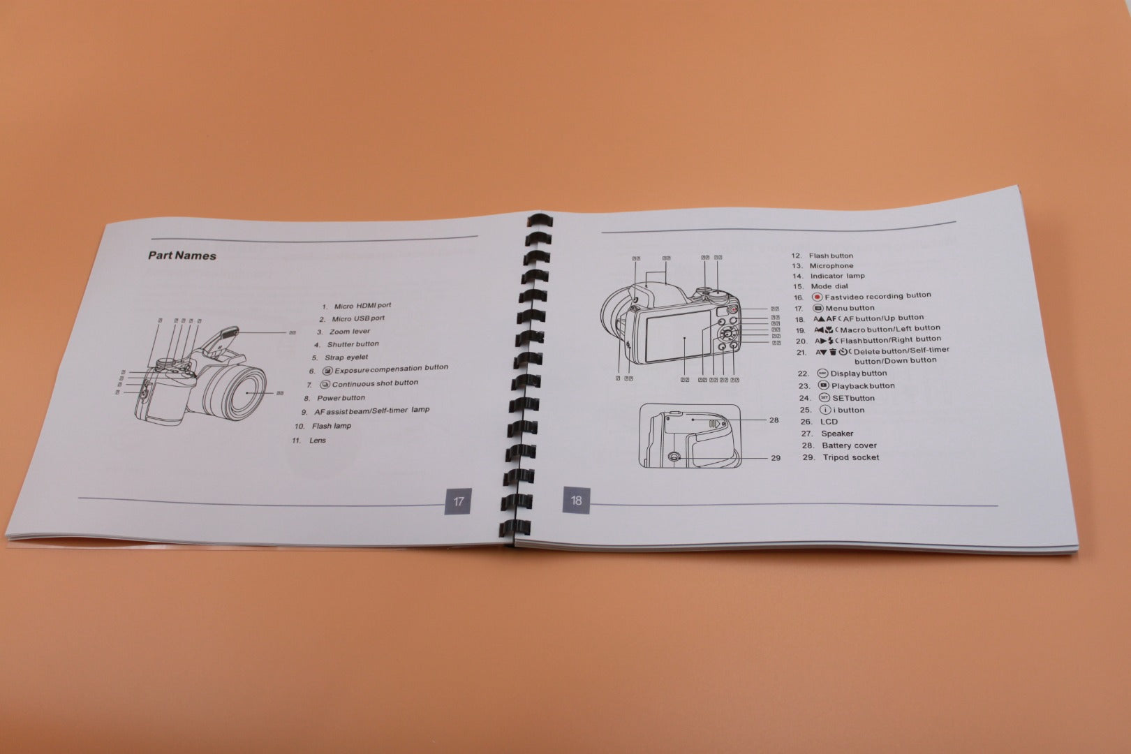 Kodak PixPro AZ525 owner Instruction Manual Full Color with Protective Covers