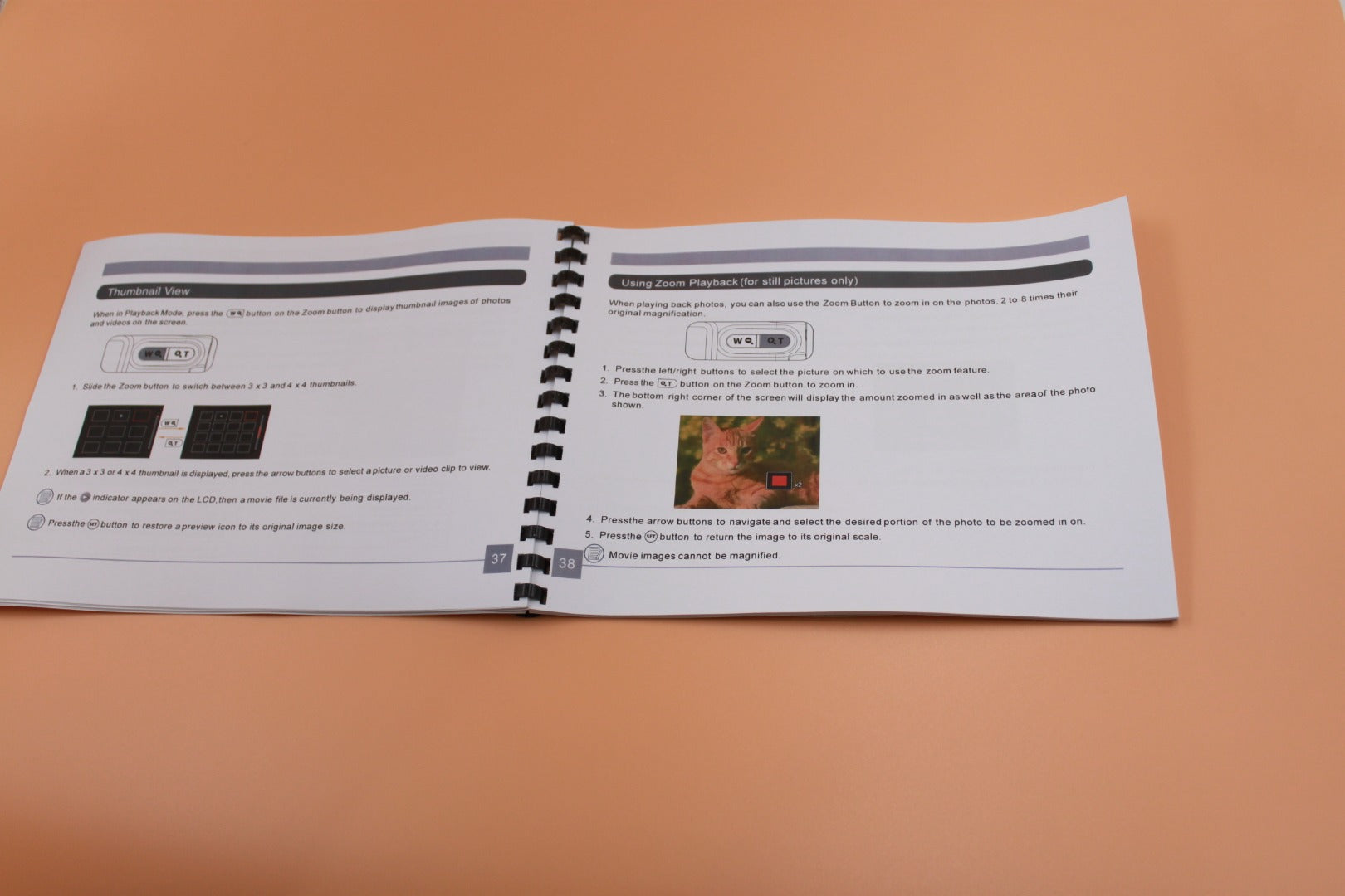 Kodak PixPro FZ43 User  Instruction Manual Full Color with Protective Covers