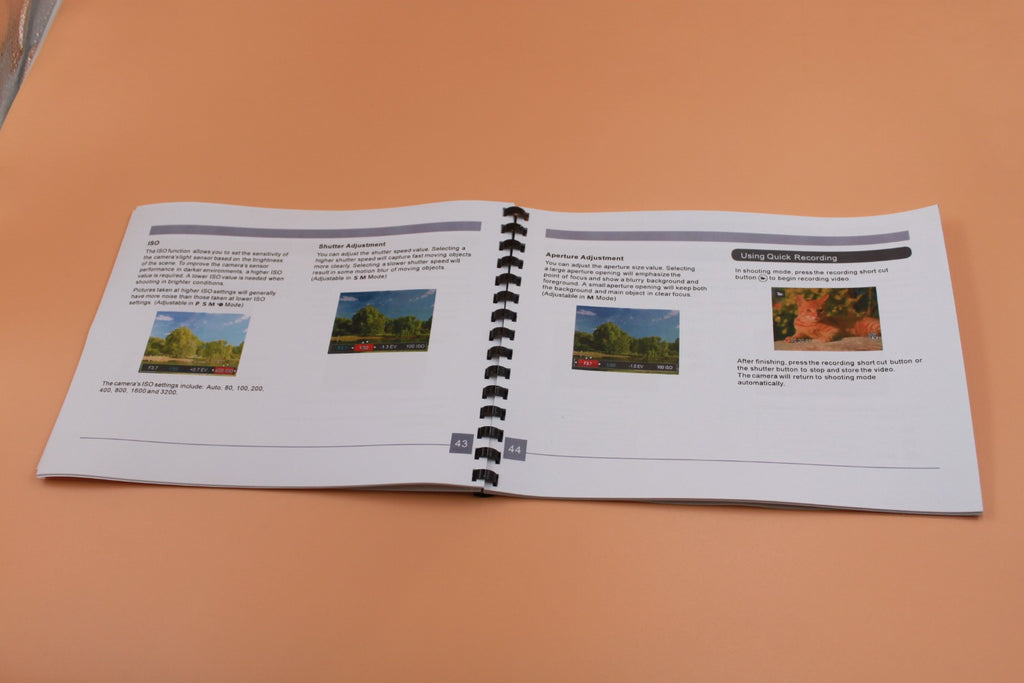 Kodak PixPro AZ251 Instruction 96 Page Owners Manual With Clear Covers