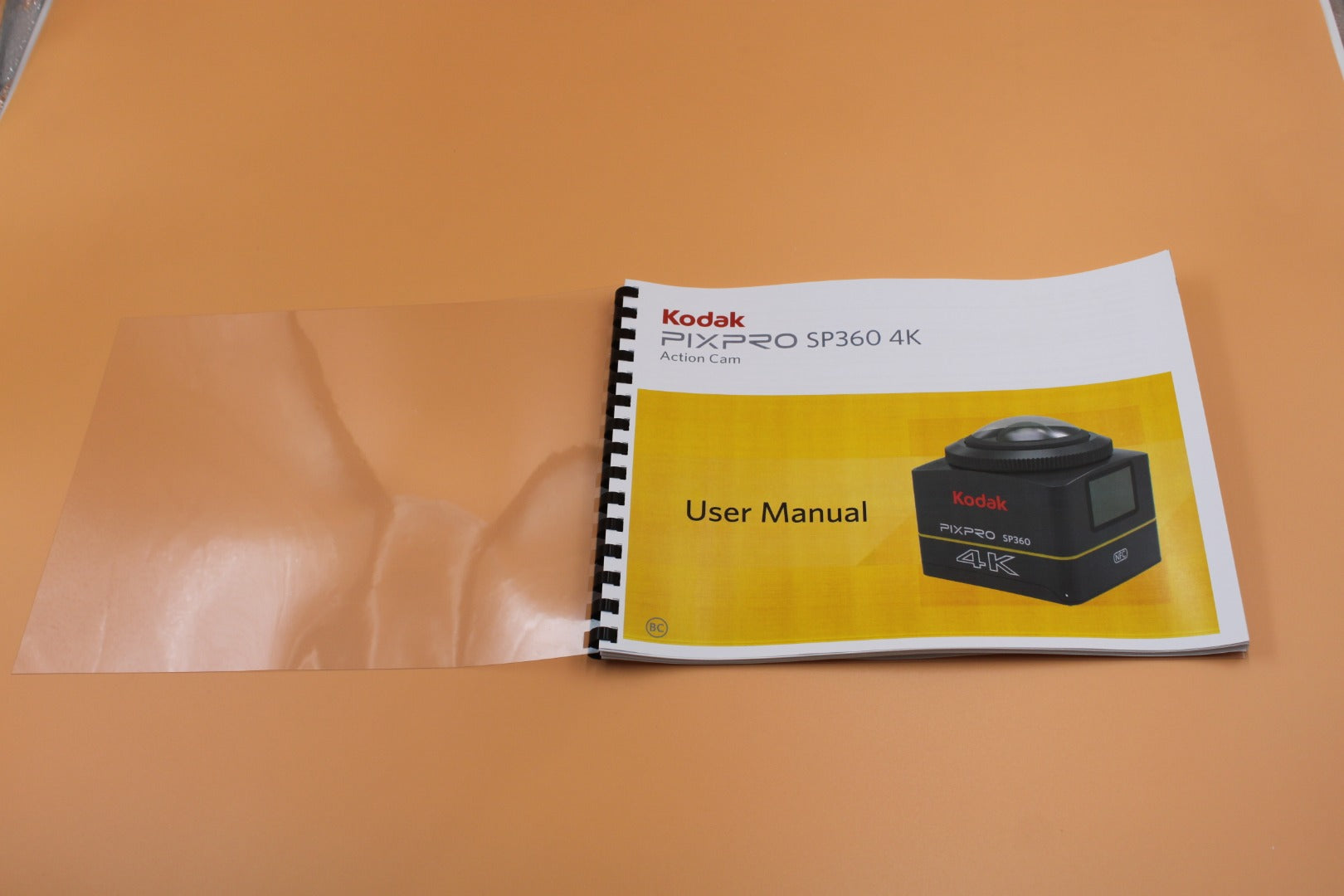 Kodak PixPro SP360 4K Owners Instruction Manual with Clear Protective Cover
