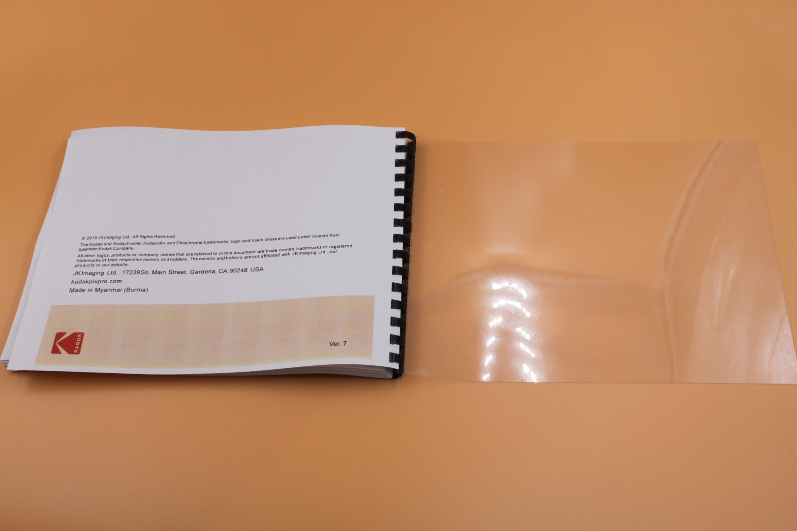 136 pages Kodak Pixpro AZ652 user Instruction Manual Clear Protective Cover