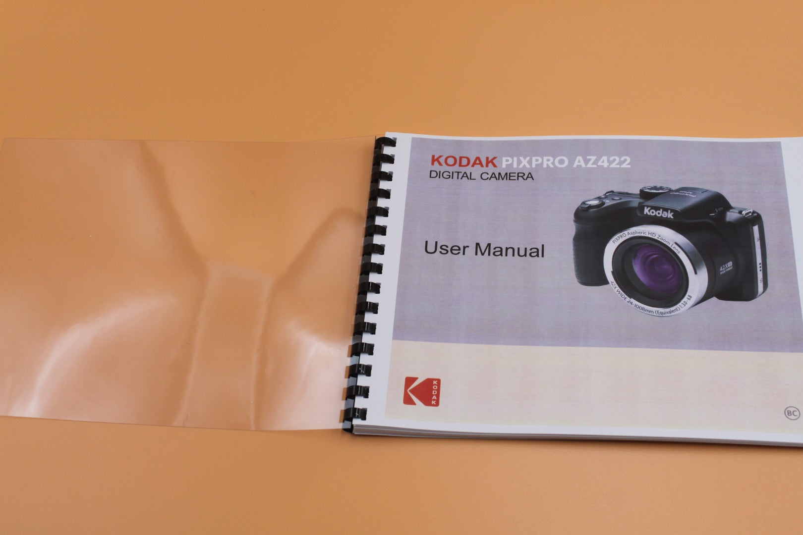 Kodak PixPro AZ422 Instruction User Manual Full Color with Protective Covers