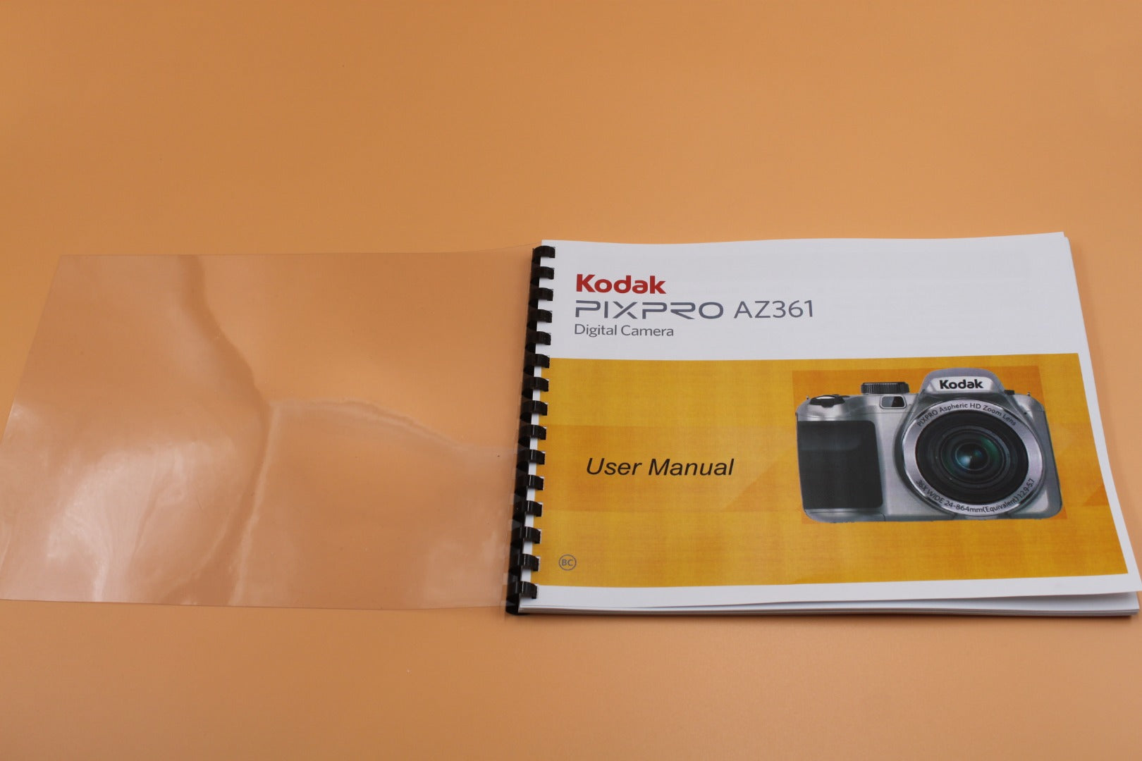 Kodak PixPro AZ361 Instruction user Manual Full Color with Protective Covers