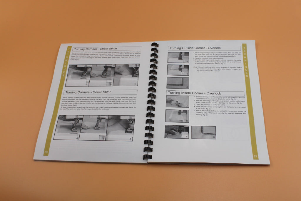 Baby Lock Evolve BLE8W Instruction Manual Full Color with Protective Covers