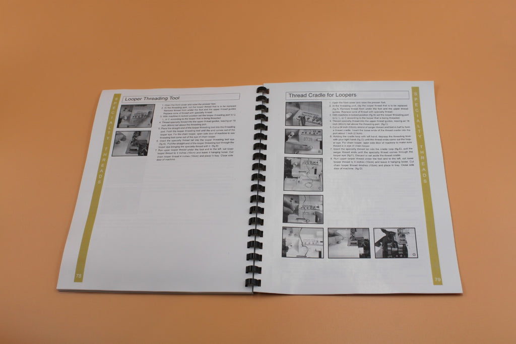 Baby Lock Evolve BLE8W Instruction Manual Full Color with Protective Covers