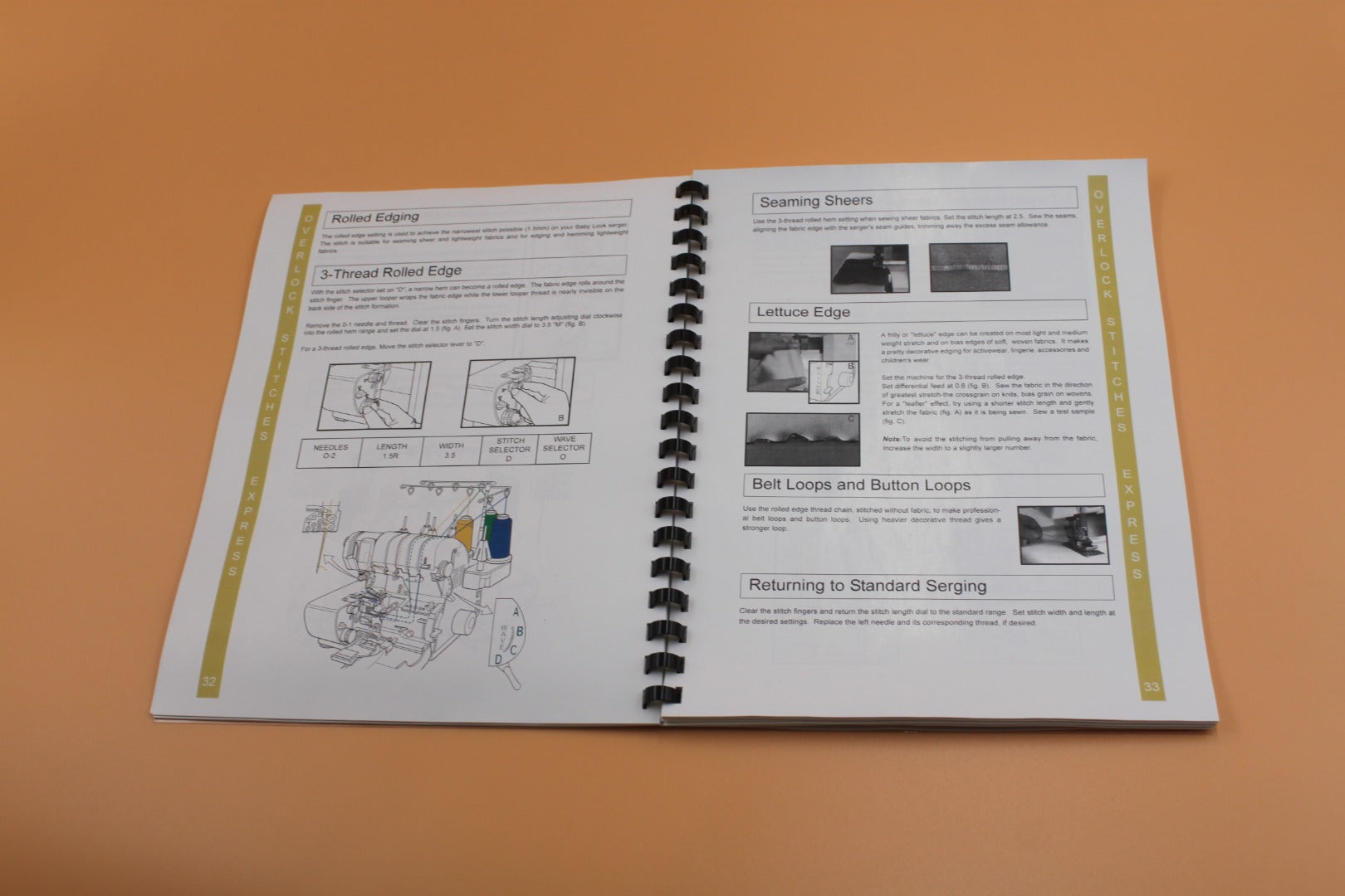 Baby Lock Evolve BLE8W Instruction Manual Full Color with Protective Covers