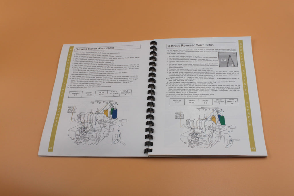 Baby Lock Evolve BLE8W Instruction Manual Full Color with Protective Covers