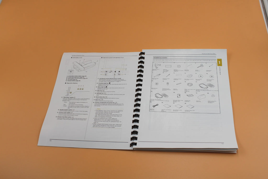 Baby Lock Flare BLMFL Instruction Manual Color with Protective Covers 68 pages
