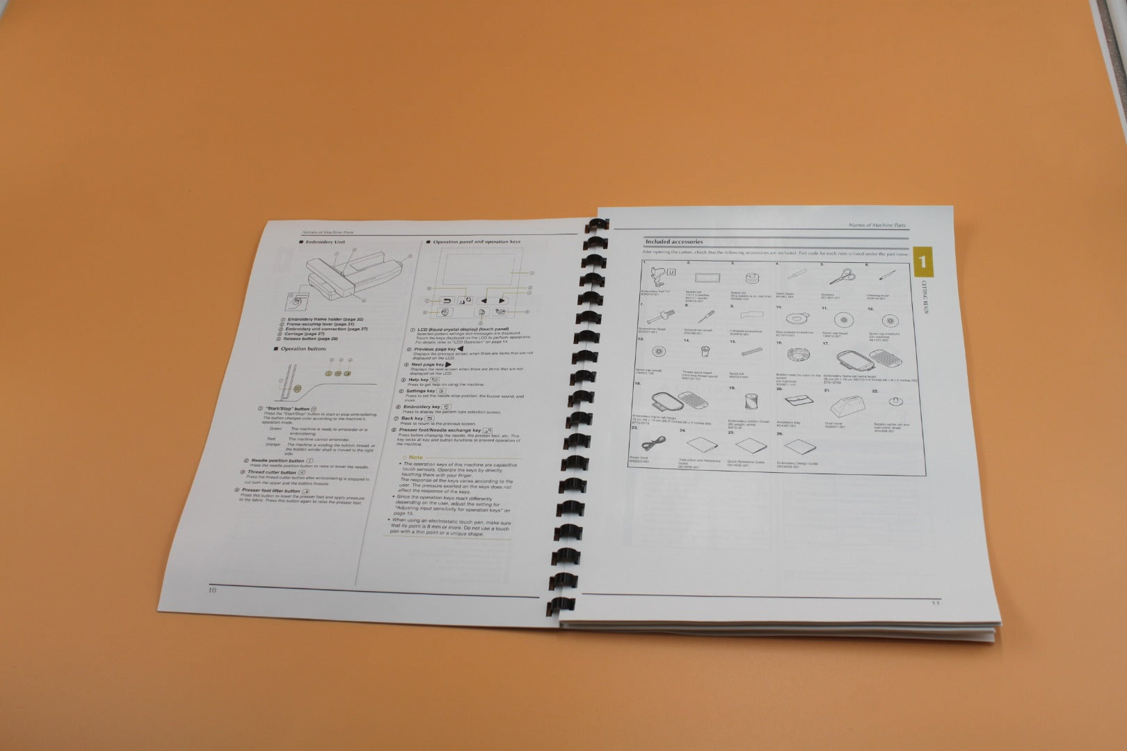 Baby Lock Flare BLMFL Instruction Manual Color with Protective Covers 68 pages