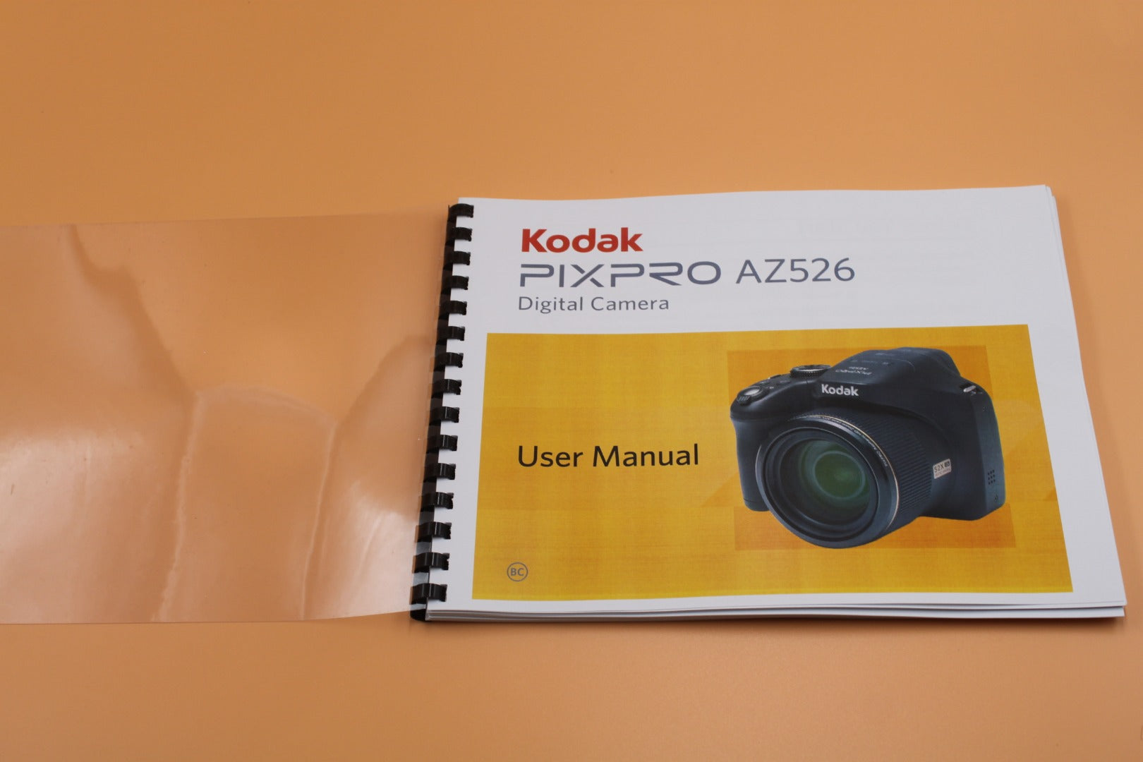 Kodak PixPro AZ526 Instruction Manual Full Color with Protective Covers