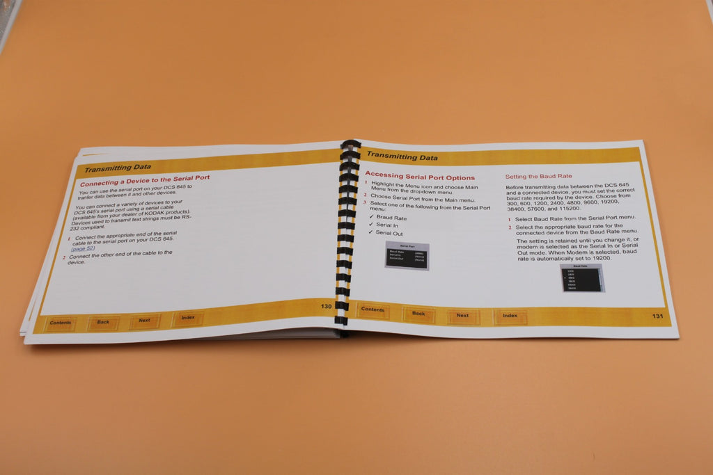 Kodak DCS Pro Back 645 Instruction User Manual Full Color with Protective Covers
