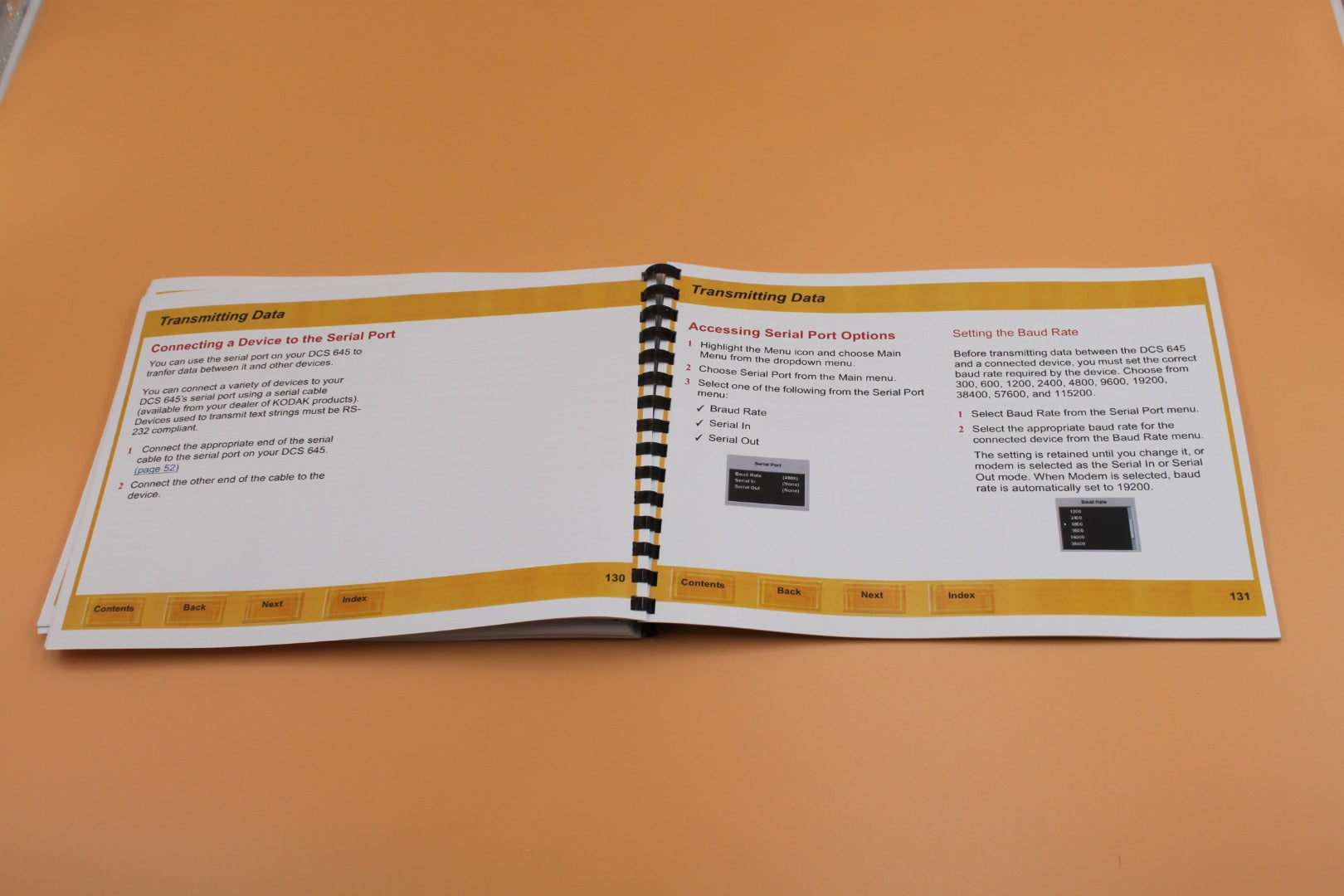 Kodak DCS Pro Back 645 Instruction User Manual Full Color with Protective Covers