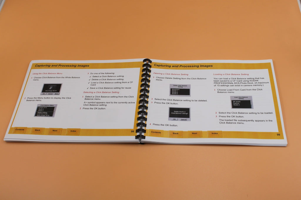 Kodak DCS Pro Back 645 Instruction User Manual Full Color with Protective Covers
