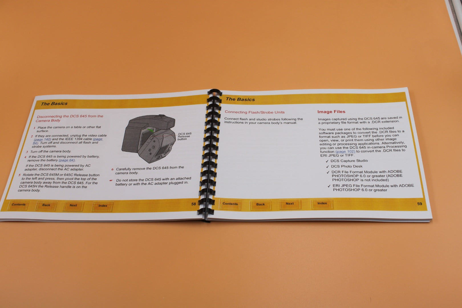 Kodak DCS Pro Back 645 Instruction User Manual Full Color with Protective Covers