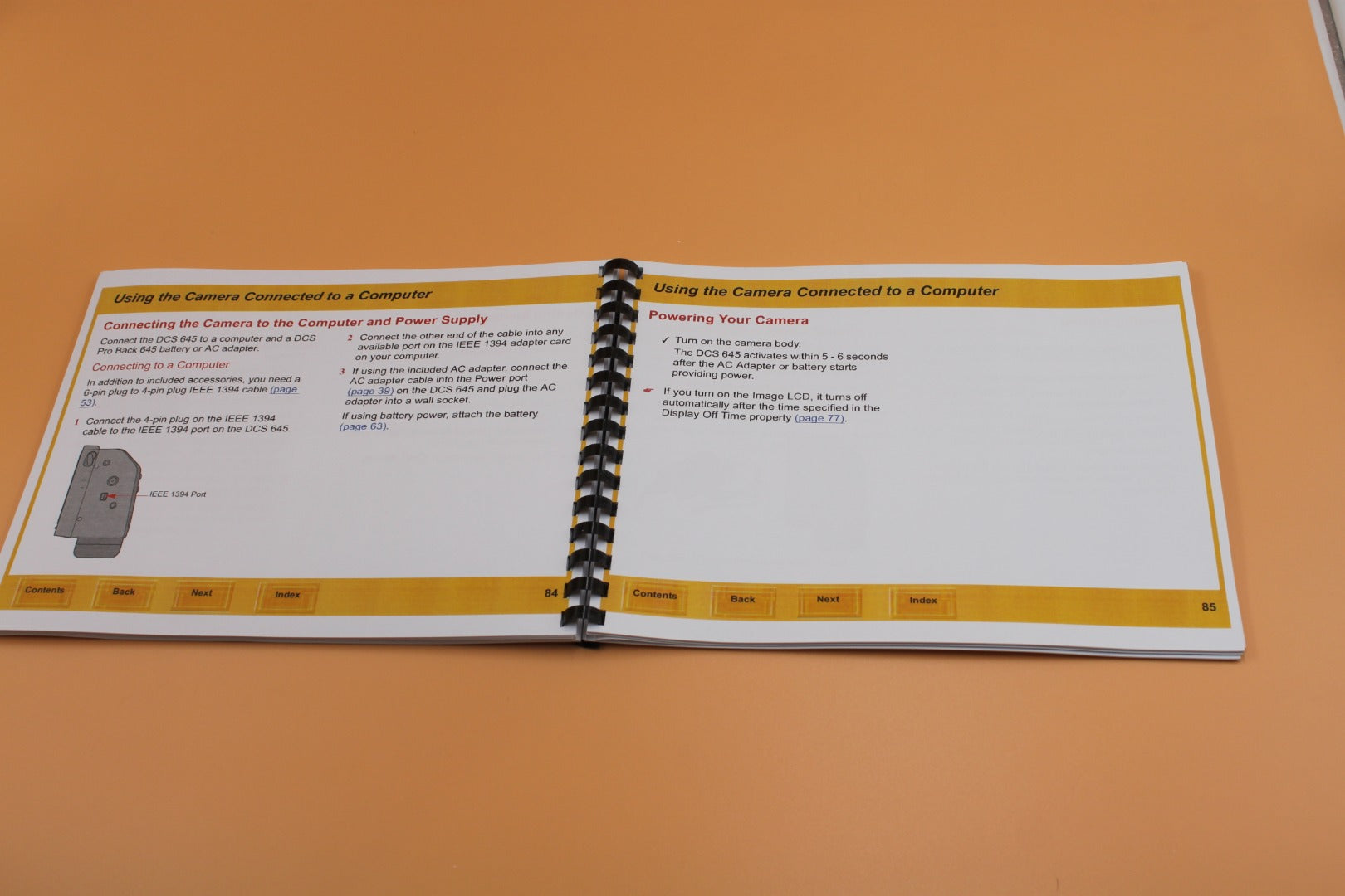 Kodak DCS Pro Back 645 Instruction User Manual Full Color with Protective Covers