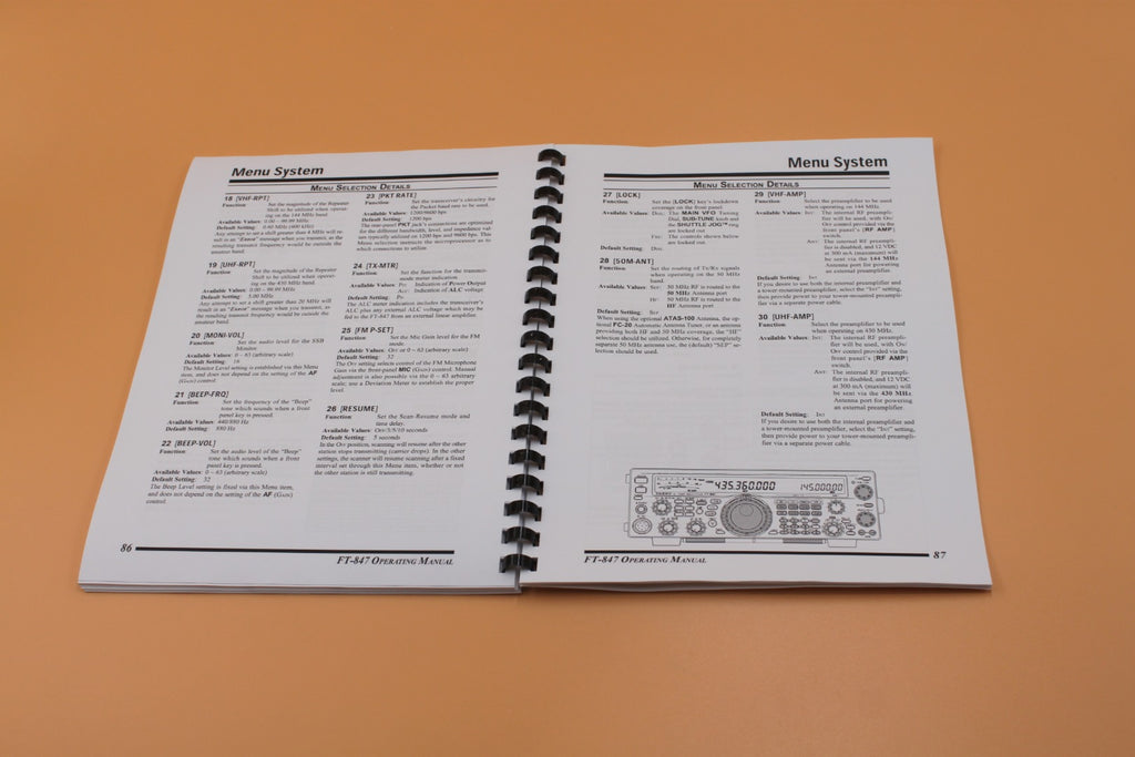 Yaesu FT-847 Instruction Operating owner Manual & Protective Covers  108 pages