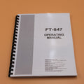 Yaesu FT-847 Instruction Operating owner Manual & Protective Covers  108 pages