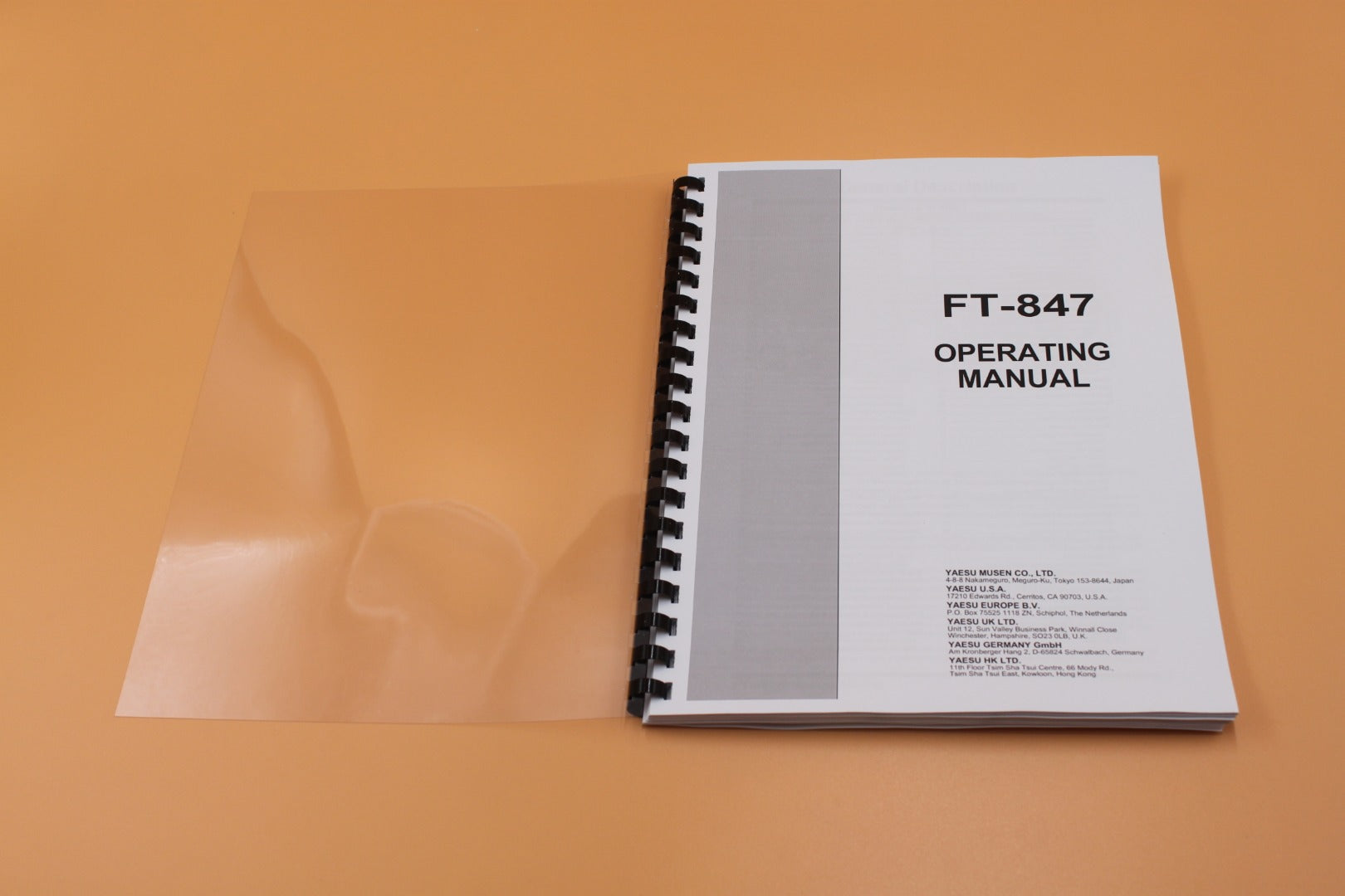 Yaesu FT-847 Instruction Operating owner Manual & Protective Covers  108 pages