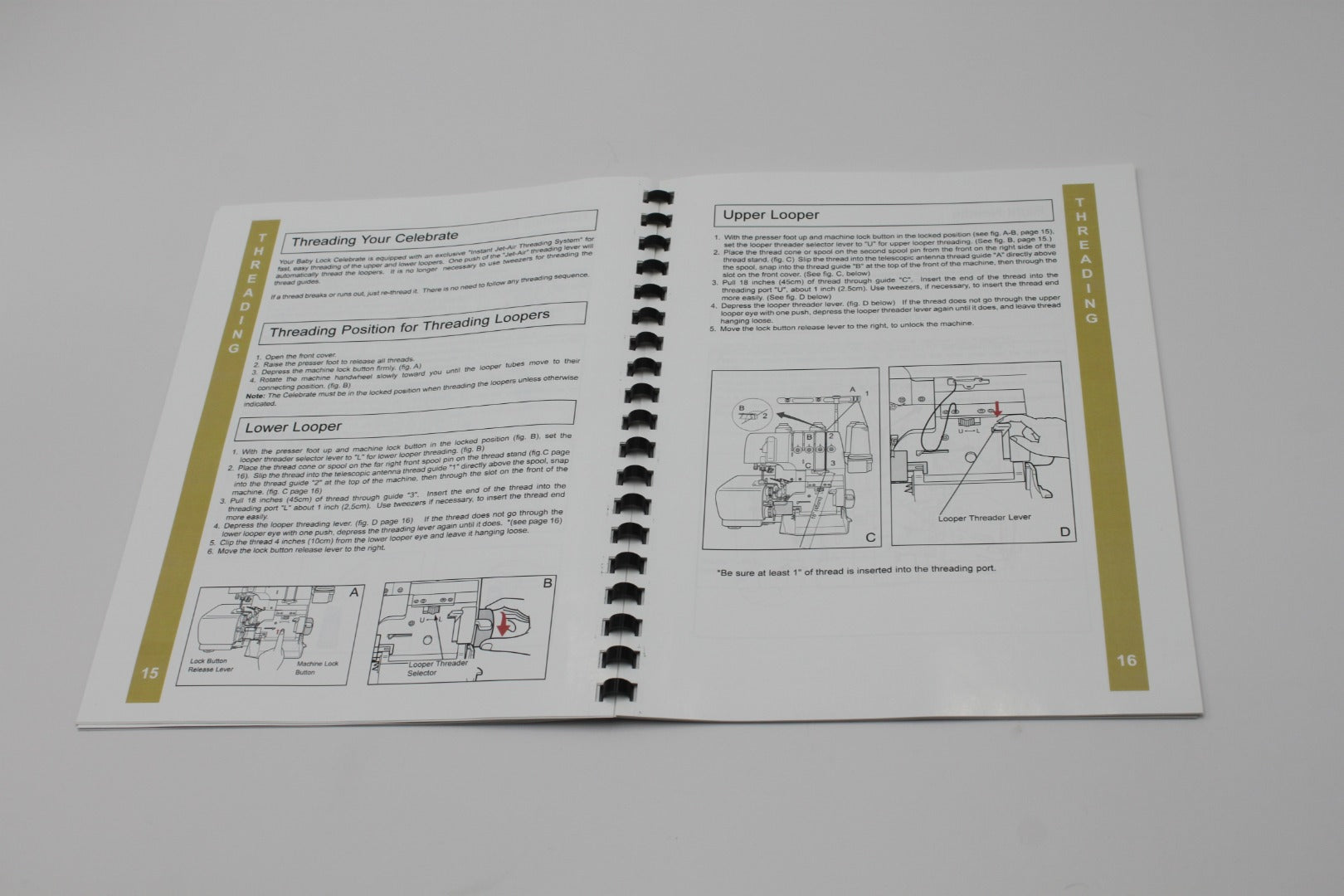 Baby lock Celebrate BLS1 Operation Instruction Manual Color Protective Covers