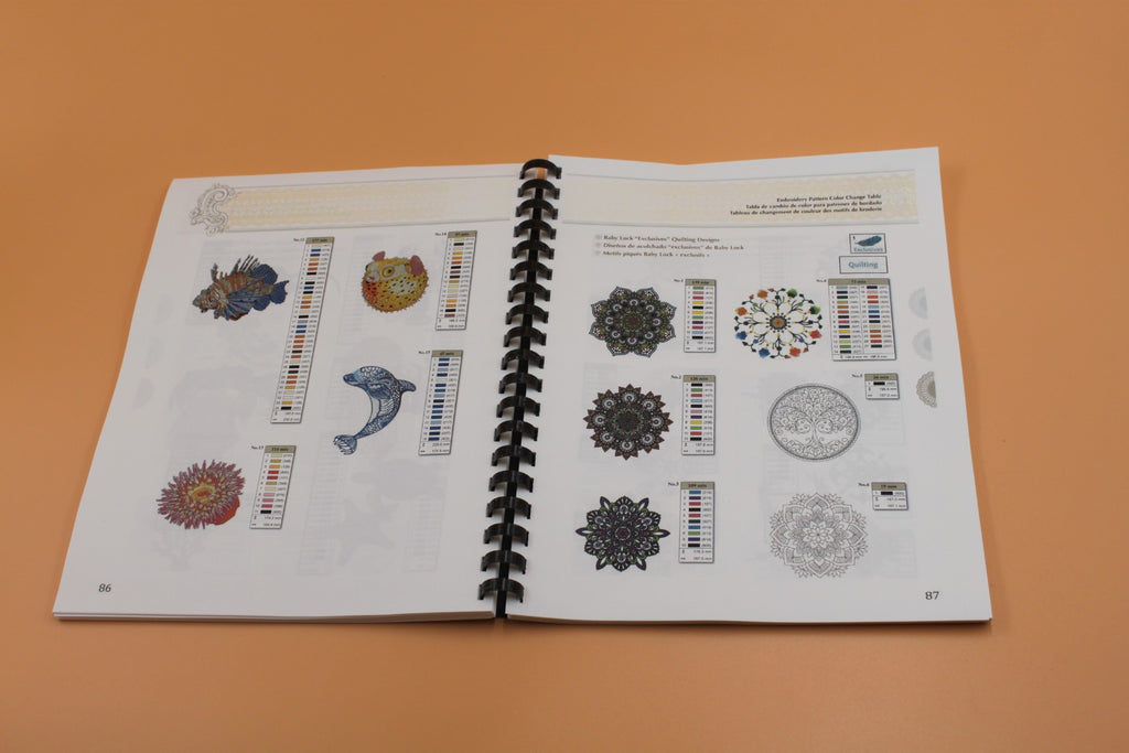 Baby Lock Solaris Vision BLSA3 Embroidery Design Guide & Protective Covers