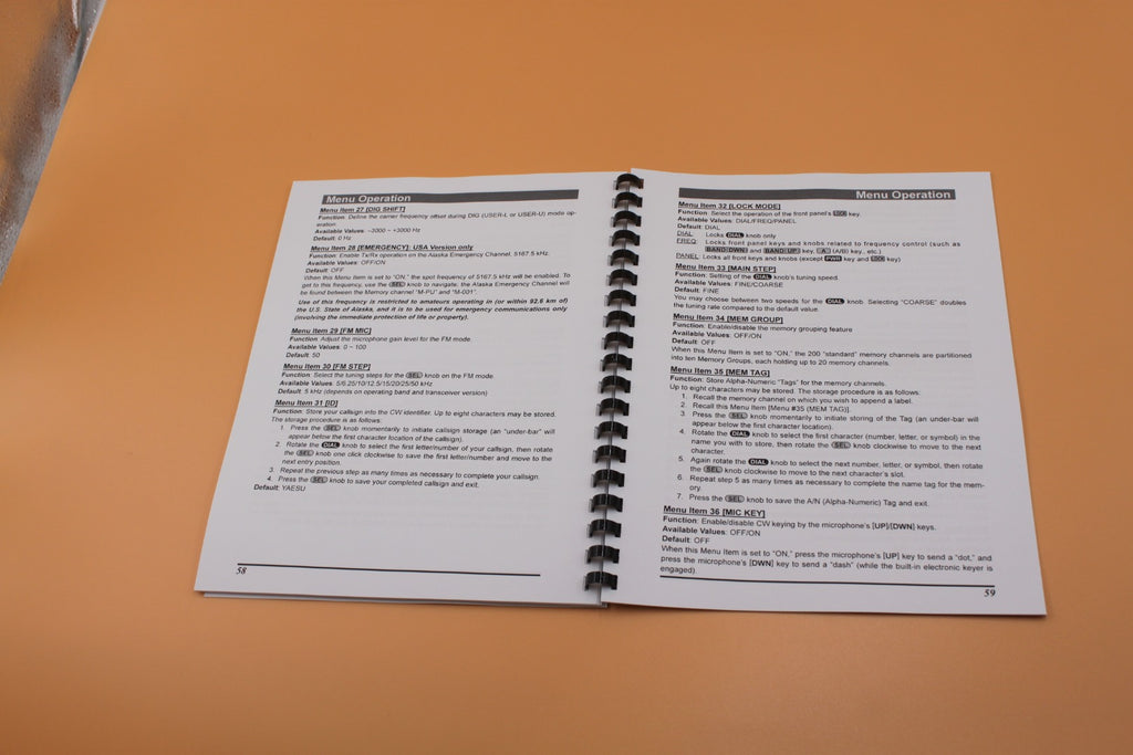 Yaesu  FT-818nd  Instruction Manual Operating Guide  Manual & Protective Covers