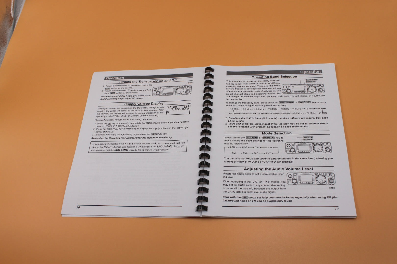 Yaesu  FT-818nd  Instruction Manual Operating Guide  Manual & Protective Covers