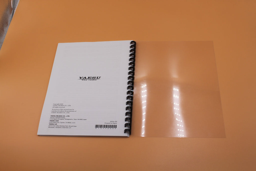 Yaesu  FT-818nd  Instruction Manual Operating Guide  Manual & Protective Covers