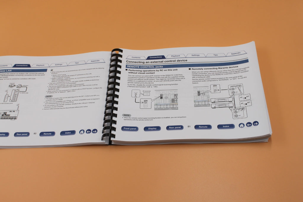 Marantz SR6015 AV Receiver Owner's Manual Operating Instructions Full Color