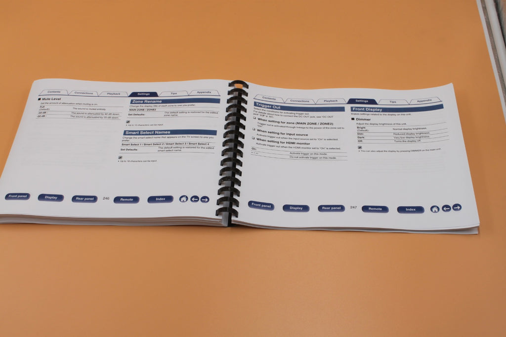 Marantz SR6015 AV Receiver Owner's Manual Operating Instructions Full Color