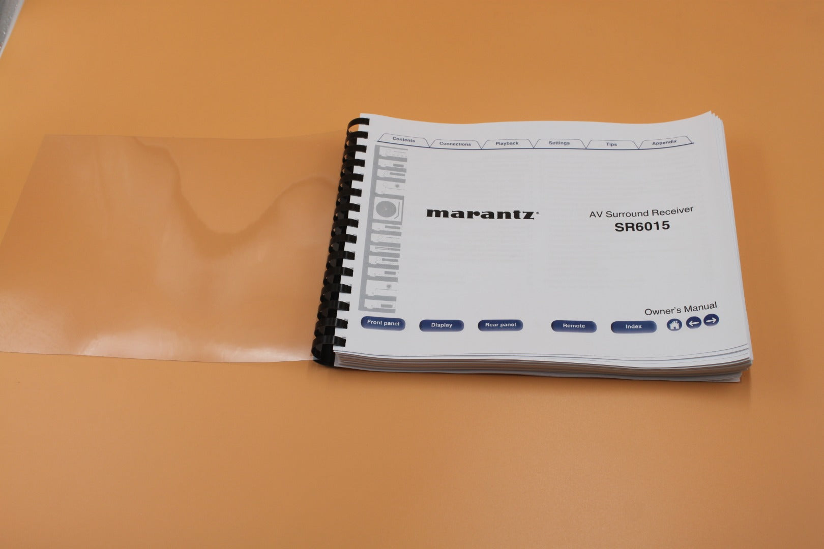 Marantz SR6015 AV Receiver Owner's Manual Operating Instructions Full Color