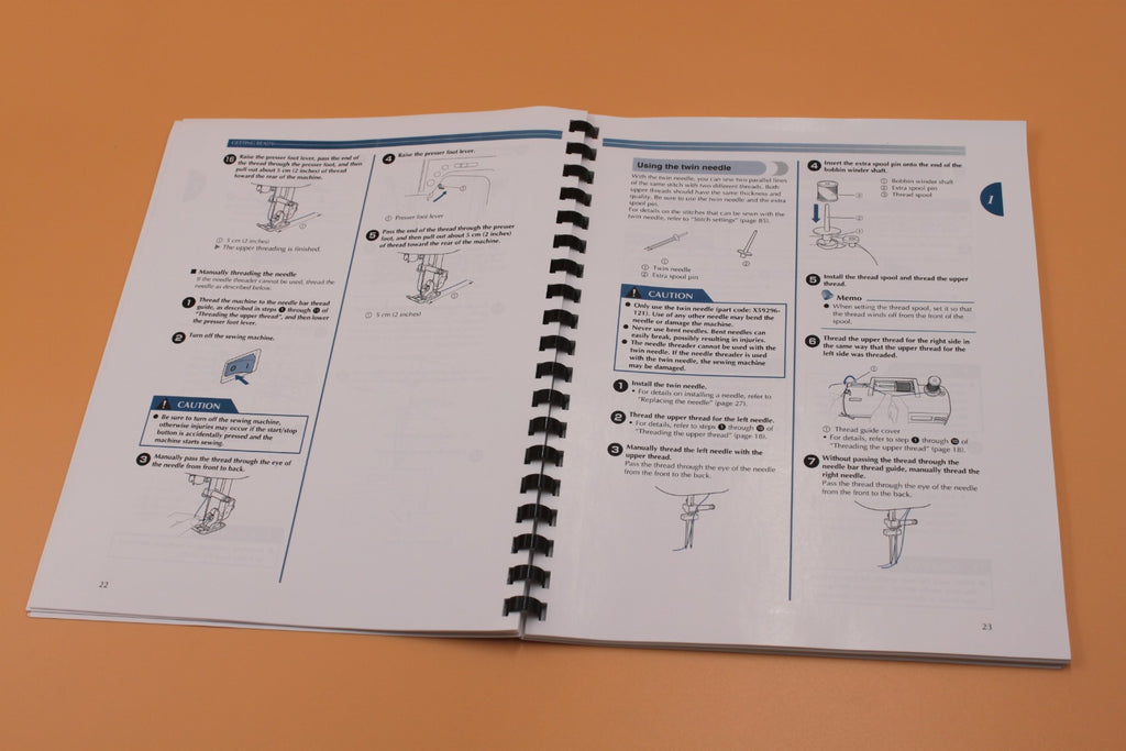Baby Lock Grace BL40  Instruction Manual Full Color & Protective Covers