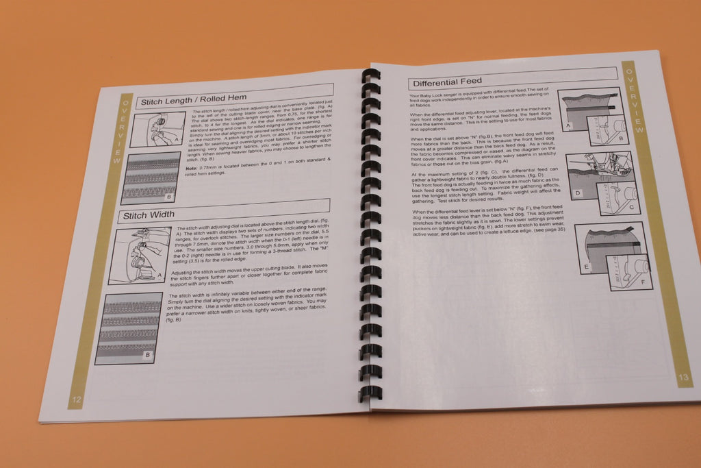 Baby Lock Triumph BLETS8 Instruction Manual Full Color & Protective Covers