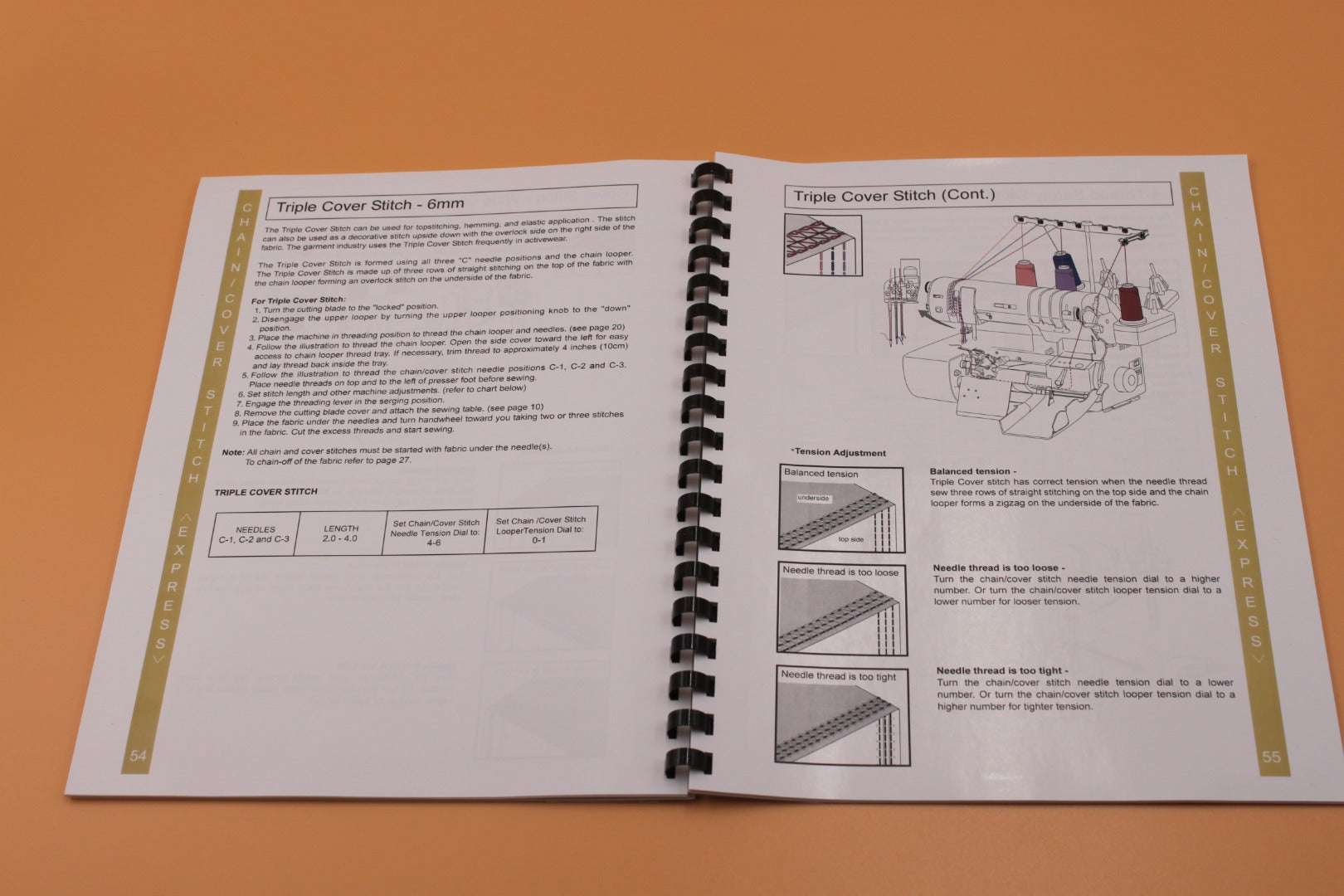 Baby Lock Triumph BLETS8 Instruction Manual Full Color & Protective Covers
