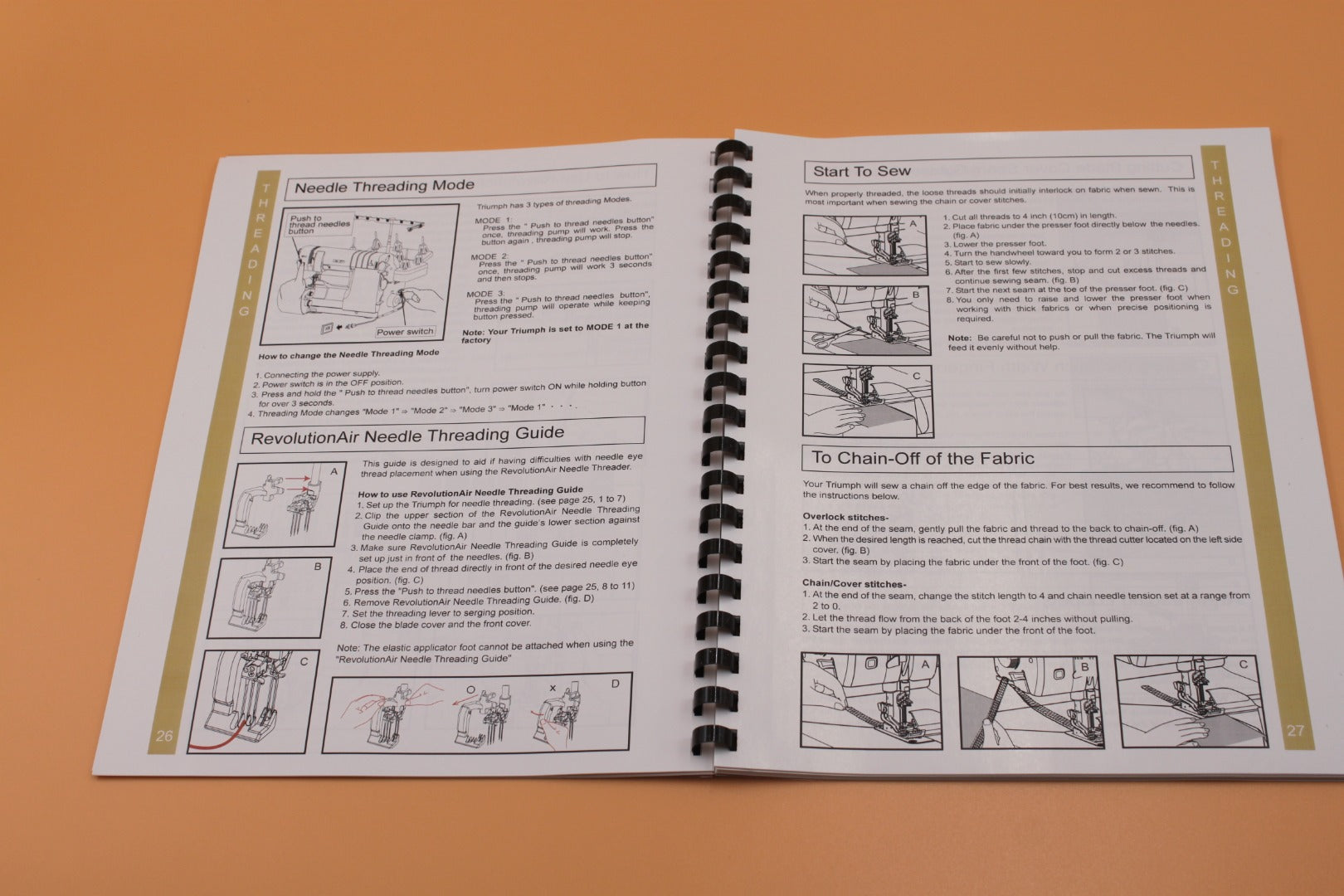 Baby Lock Triumph BLETS8 Instruction Manual Full Color & Protective Covers