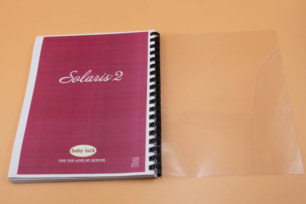 Baby Lock Solaris 2 BLSA2 Embroidery Instructions & Design  Guide COLOR Manual