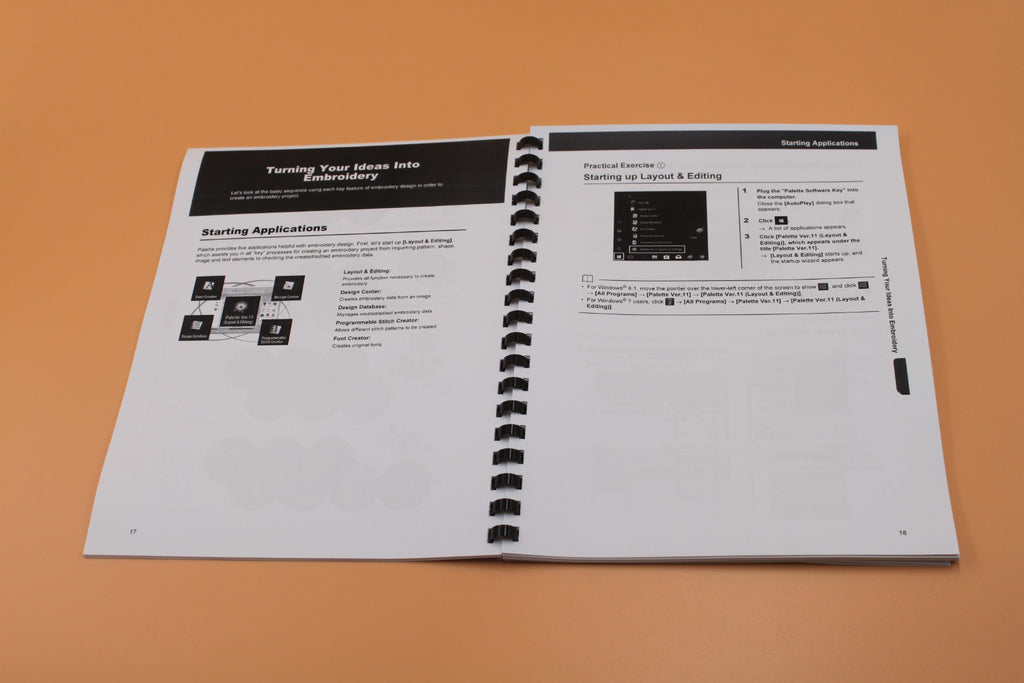 Baby Lock Palette 11 Combo Manual Solaris Embroidery Design Reference Guide
