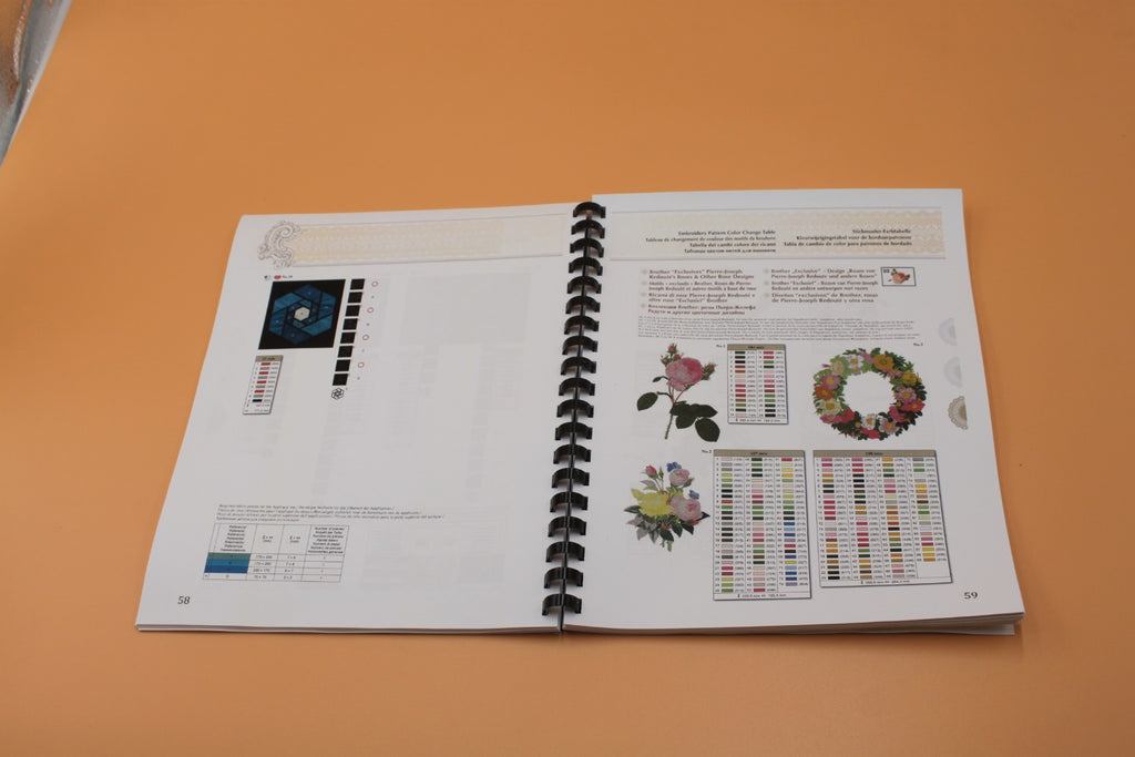 156 pages Brother Luminaire XP2 -Embroidery Design Guide instruction Manual  Color