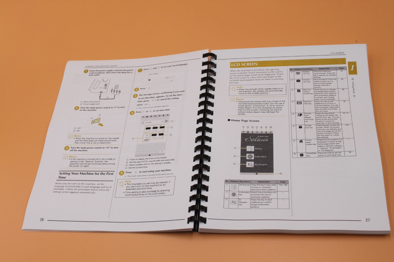219 pages Baby Lock Solaris SEWING Instruction & Reference Guide -BLSA- COLOR Manual