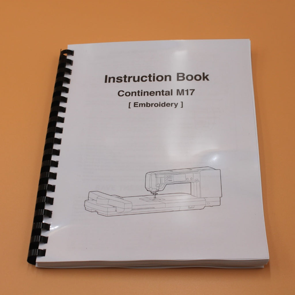 Combo 2 Books  Janome Continental M17 Manual Sewing and Embroidery