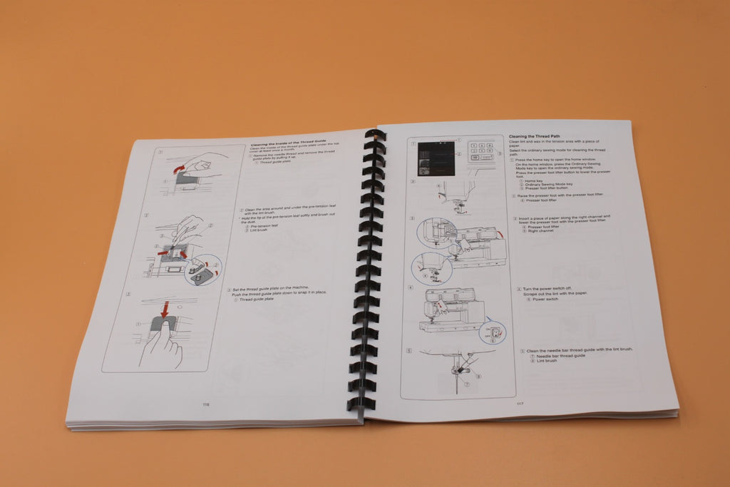 Combo 2 Books  Janome Continental M17 Manual Sewing and Embroidery