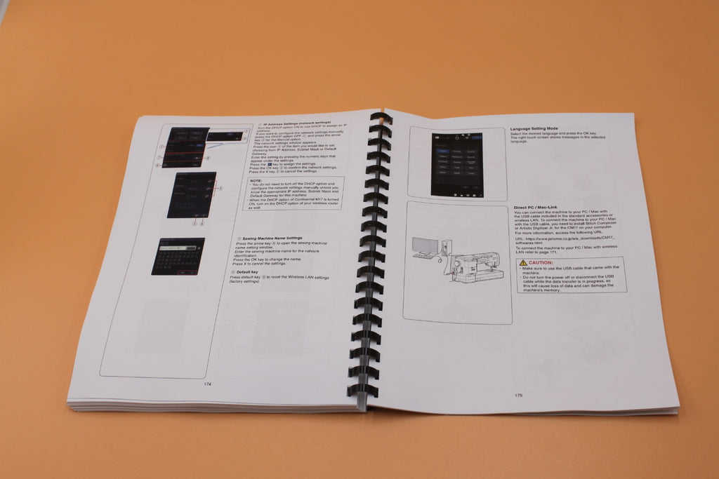 192 pages Janome Continental M17 Owners manual instructions Sewing Machine Guide
