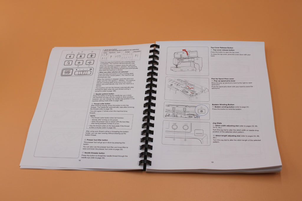 192 pages Janome Continental M17 Owners manual instructions Sewing Machine Guide