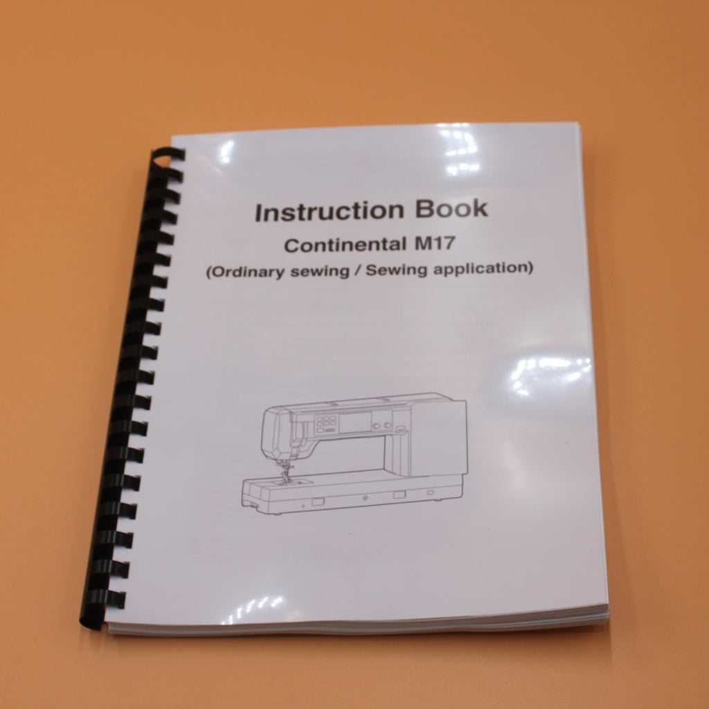 Combo 2 Books  Janome Continental M17 Manual Sewing and Embroidery
