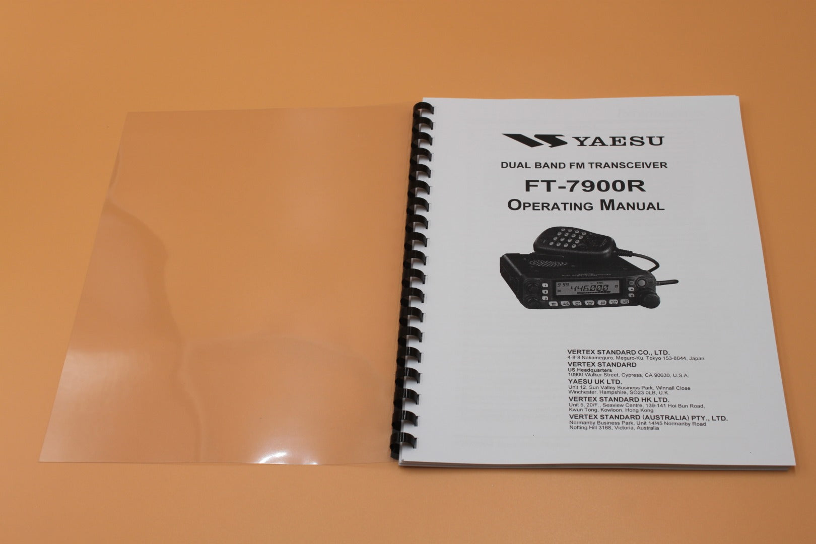 84 pages FT-7900R Transceiver owner Instruction Manual Operating Guide